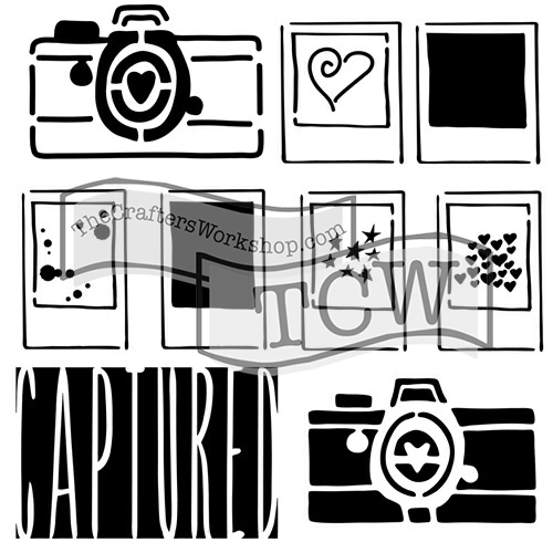 Crafters Workshop - Stencil-6x6 - Captured